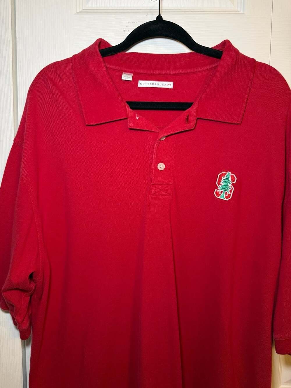 Cutter & Buck Stanford University Polo Size XXL Red Jersey